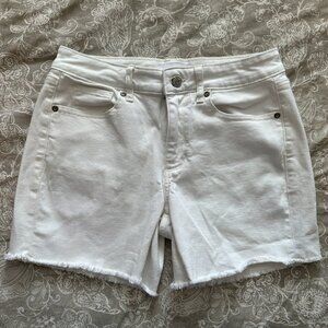 Sonoma White Cut-Off Shorts